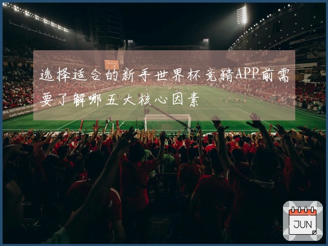 选择适合的新手世界杯竞猜APP前需要了解哪五大核心因素